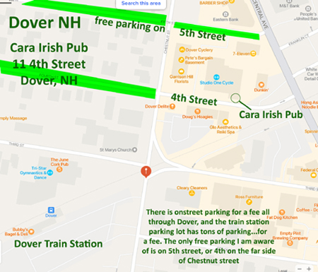 Cara Irish Pub - Dover, NH - December 2, 2023